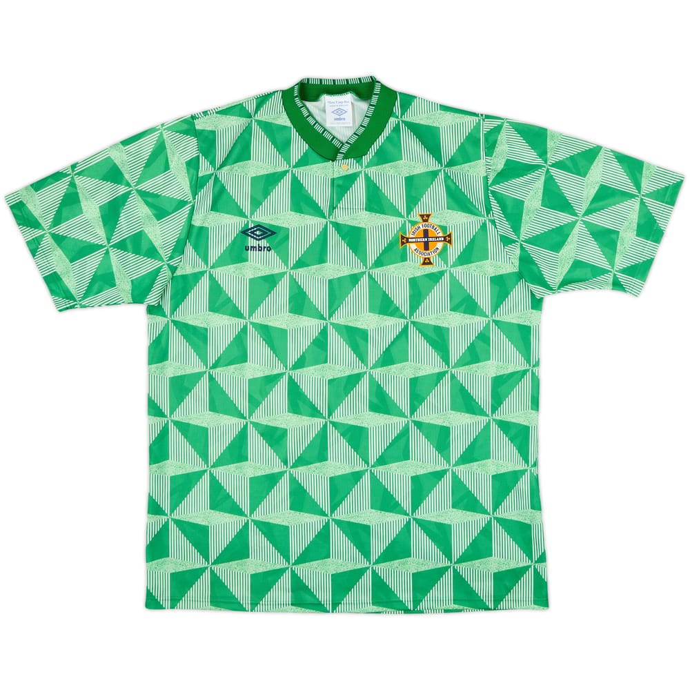 1990-92 Northern Ireland Home Shirt - 9/10 - (XL)