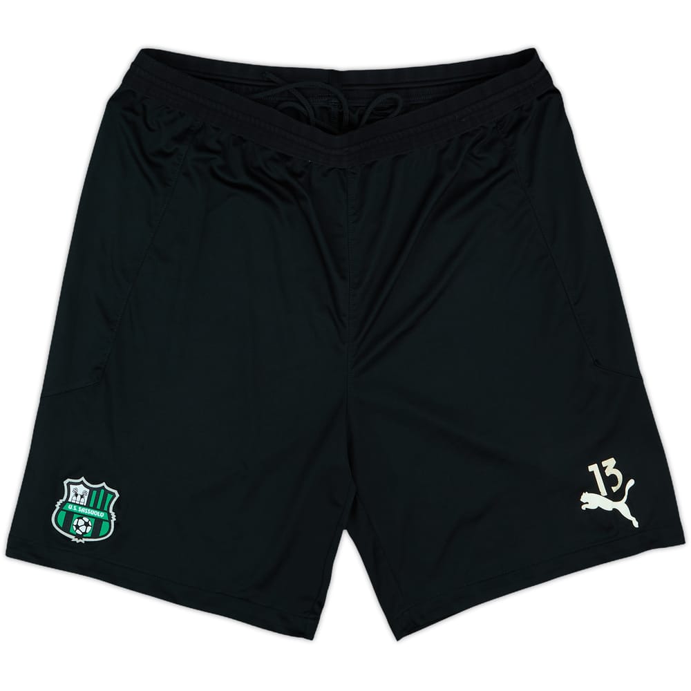 2021-22 Sassuolo Player Issue Puma Training Shorts #13 - 7/10 - (L)