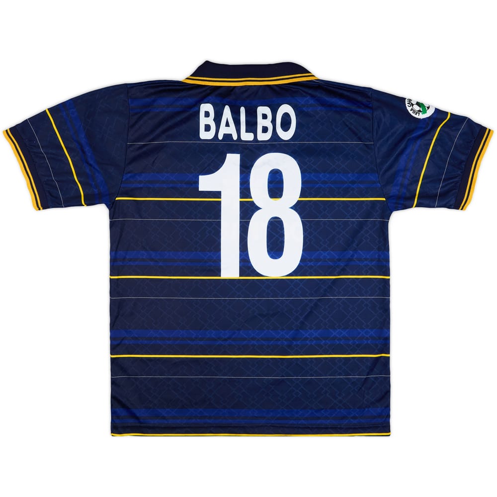 1998-99 Parma Match Issue Third Shirt Balbo #18