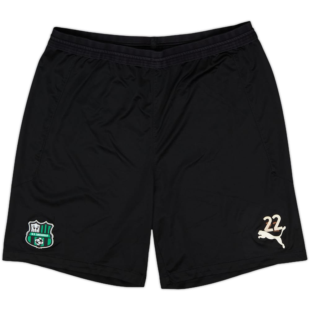 2018-19 Sassuolo Player Issue Training Shorts #22 - 6/10 - (L)