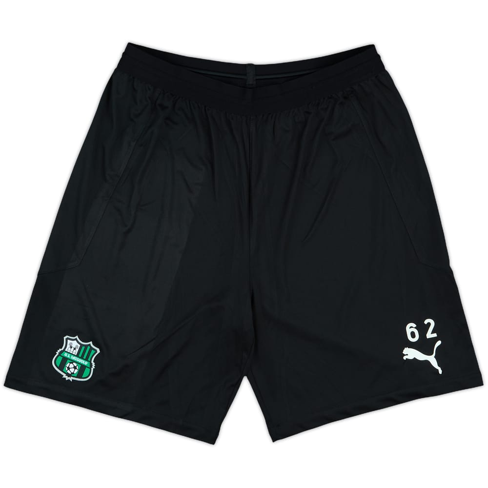 2021-22 Sassuolo Player Issue Puma Training Shorts #62 - 8/10 - (L)