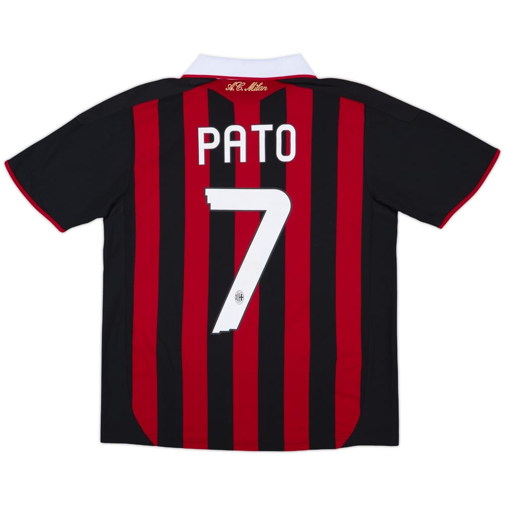 2009-10 AC Milan Home Shirt Pato #7 - 7/10 - (L.Boys)