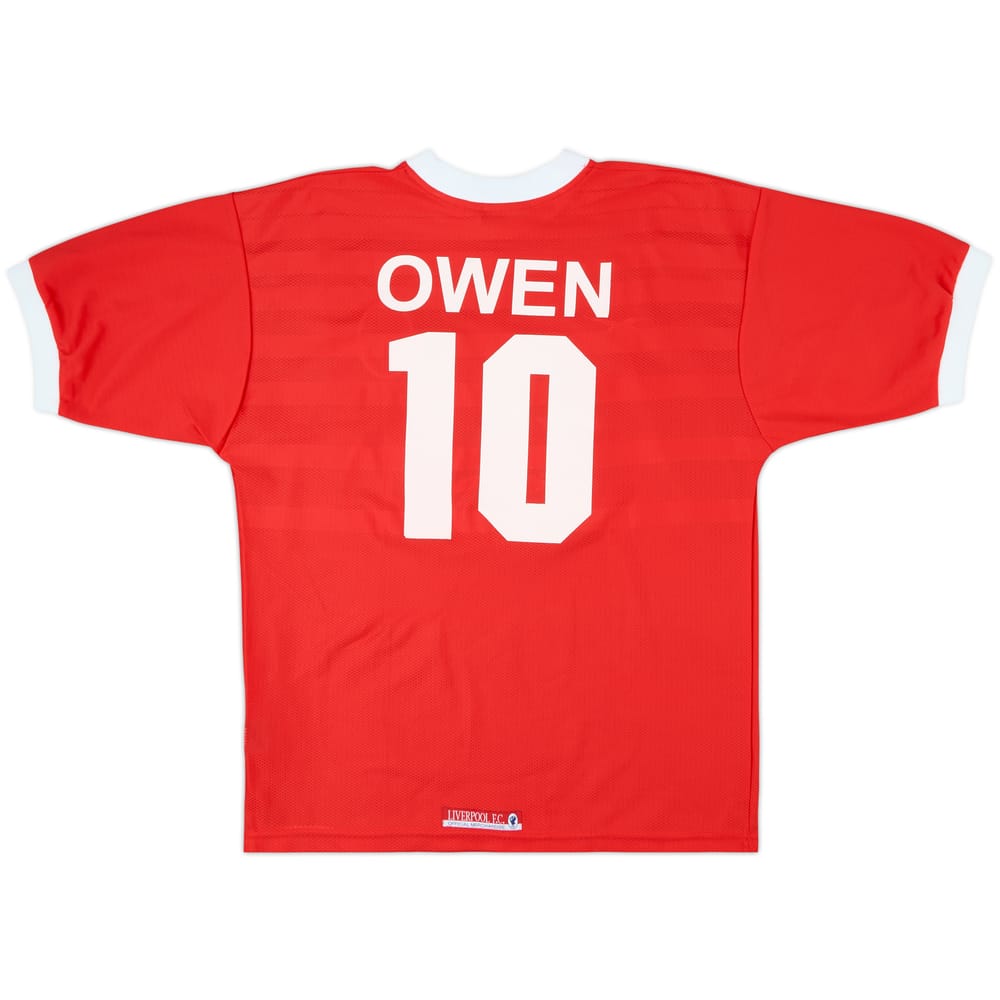 1998-00 Liverpool Home Shirt Owen #10 - 8/10 - (L)