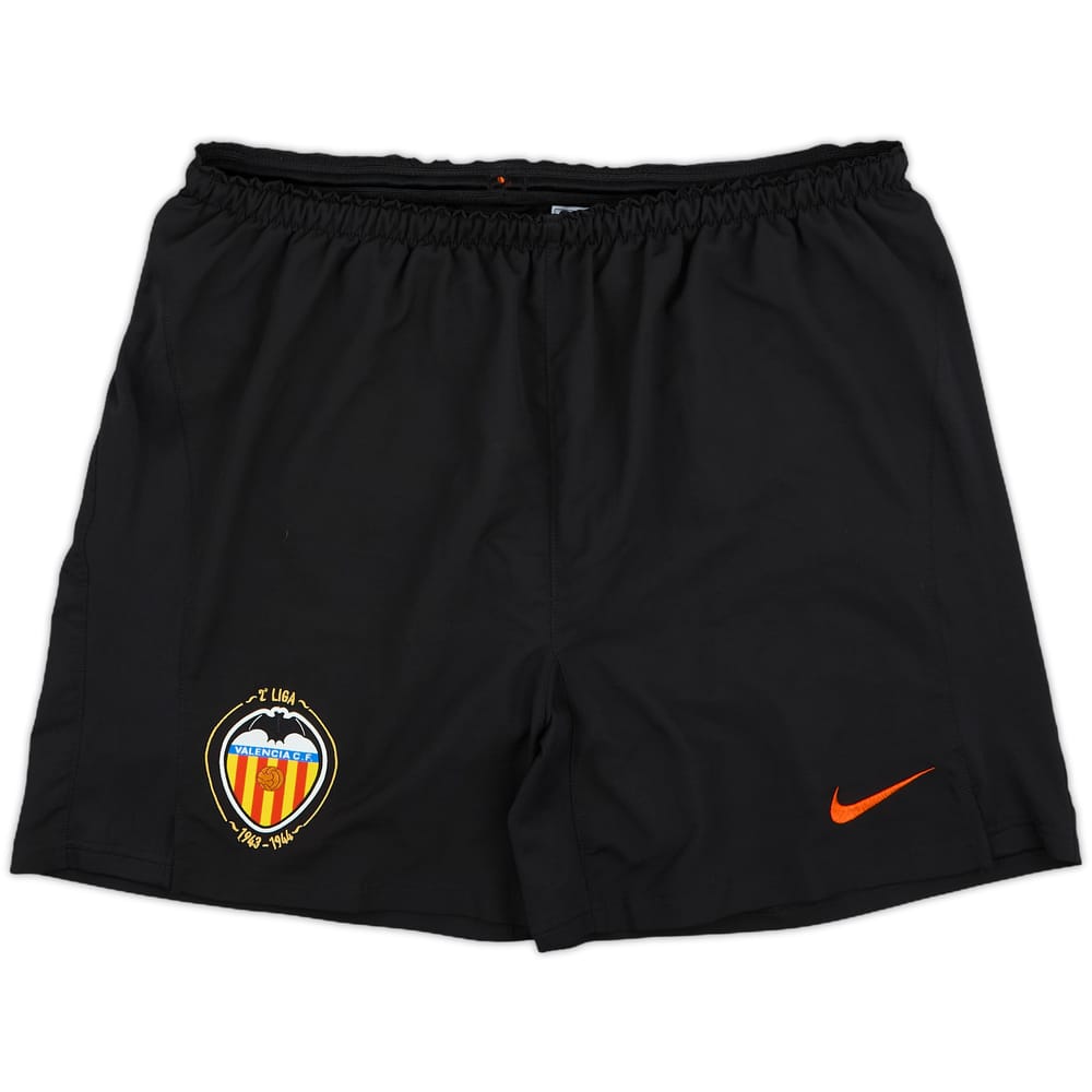 2008-09 Valencia Home Shorts - 9/10 - (L)