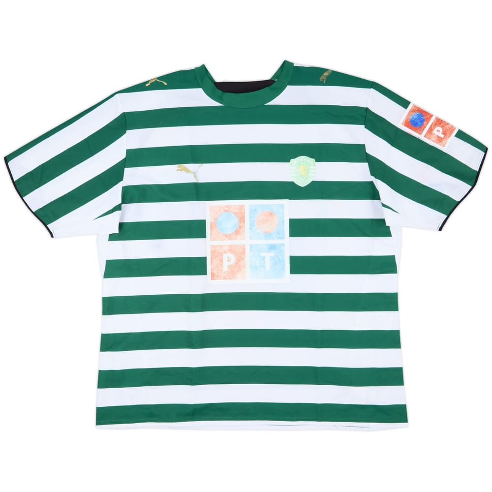 2006-07 Sporting Lisbon Home Shirt - 4/10 - (XXL)