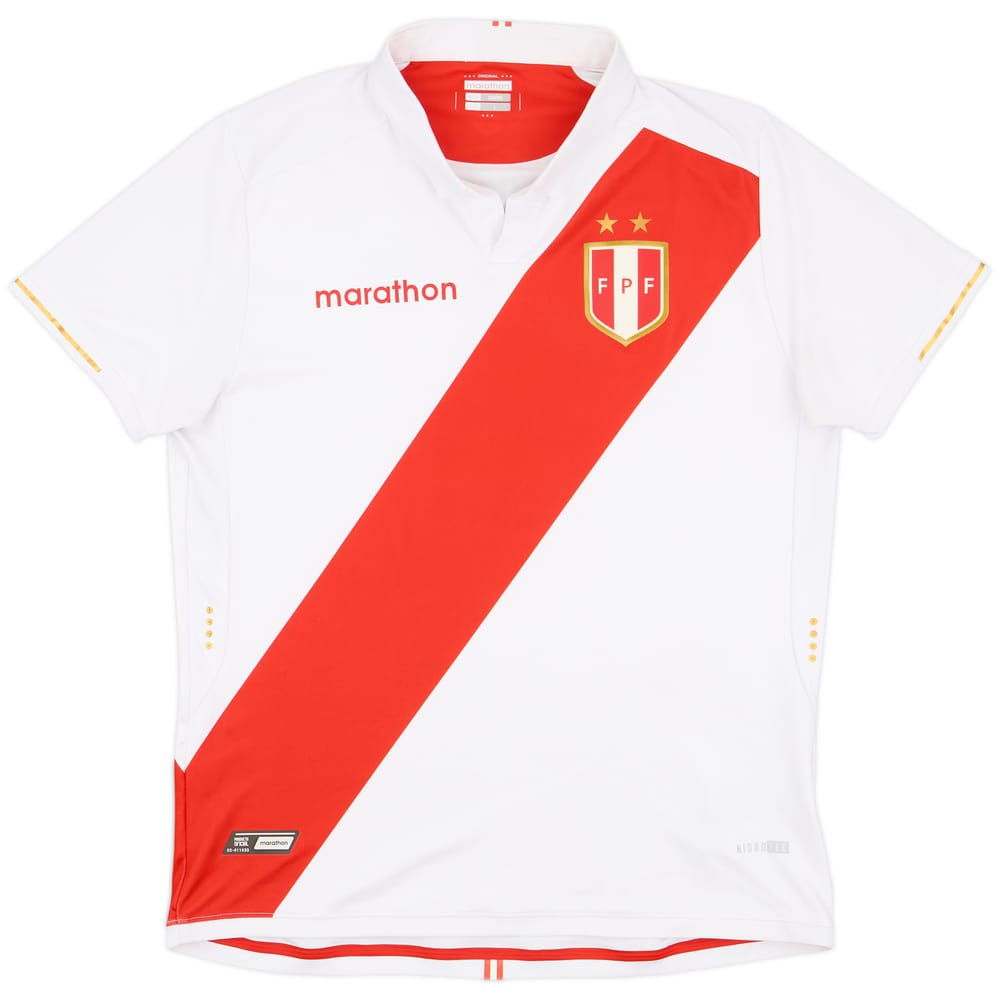2019 Peru Home Shirt - 9/10 - (L)
