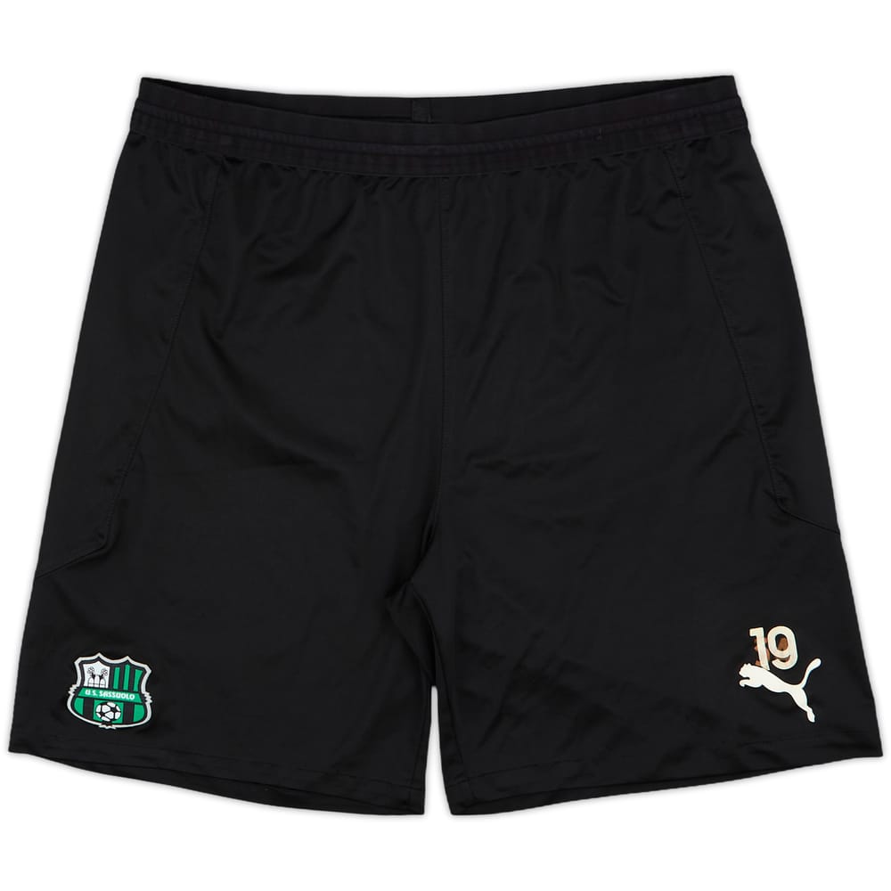 2018-19 Sassuolo Player Issue Training Shorts #19 - 4/10 - (L)