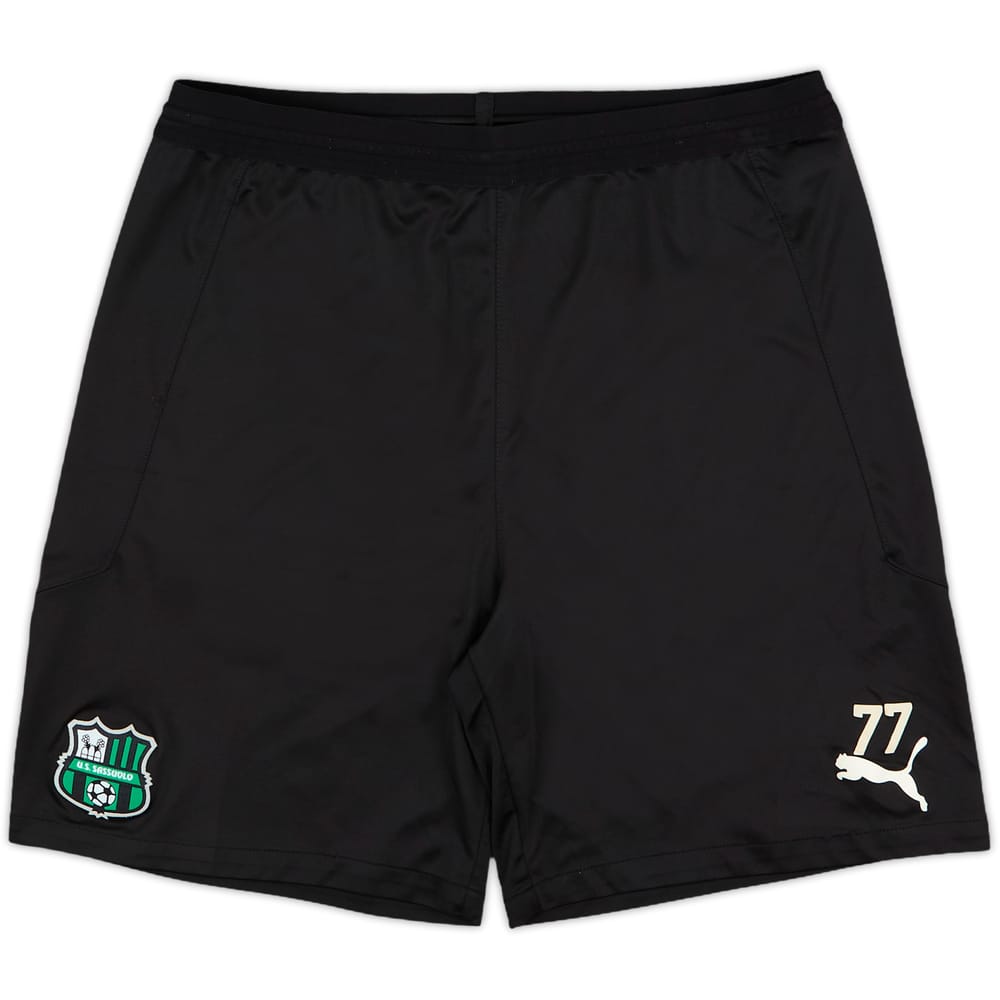 2018-19 Sassuolo Player Issue Training Shorts #77 - 8/10 - (L)