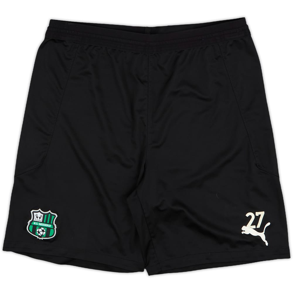 2021-22 Sassuolo Player Issue Puma Training Shorts #27 - 7/10 - (M)