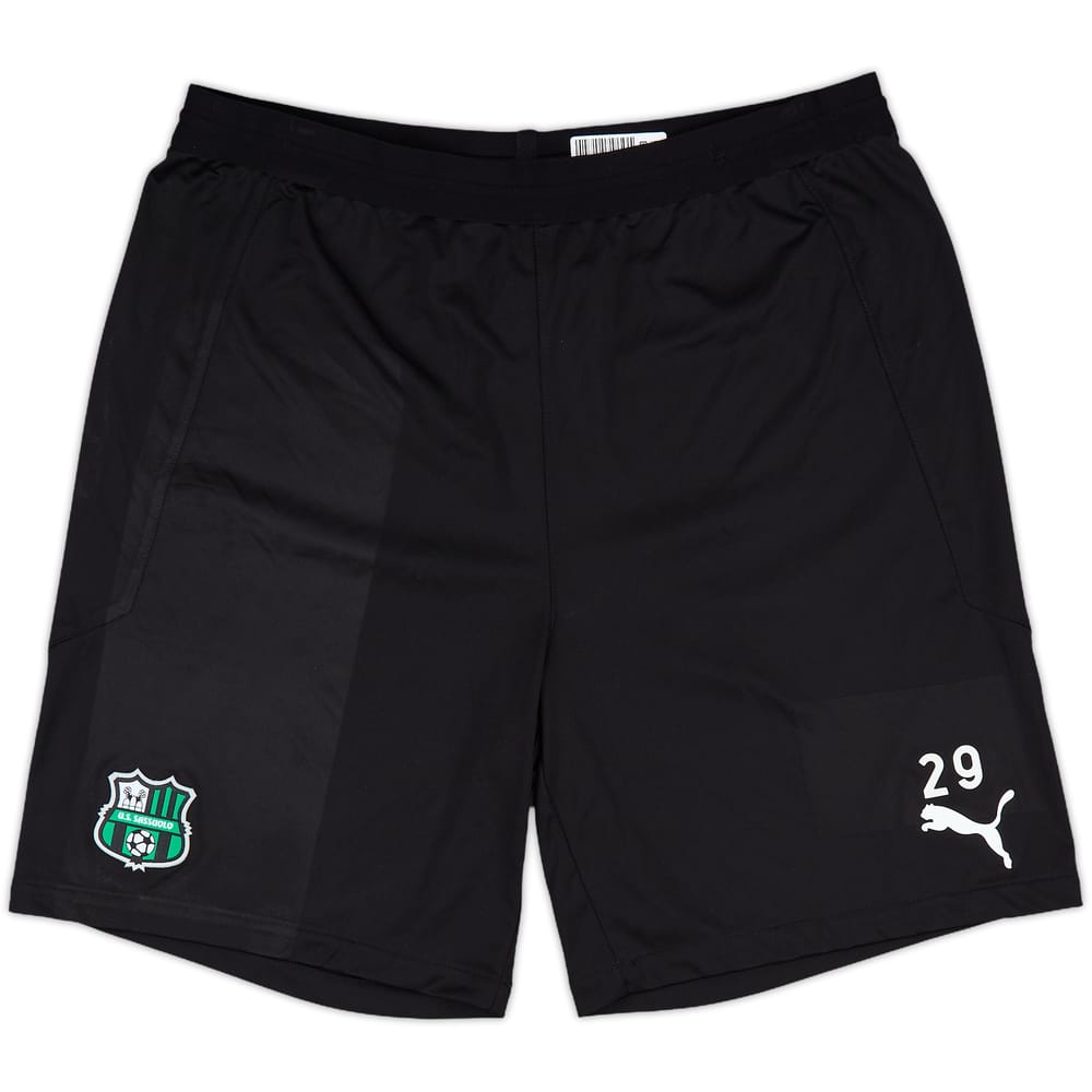 2021-22 Sassuolo Puma Player Issue Training Shorts #29 - 9/10 - (L)