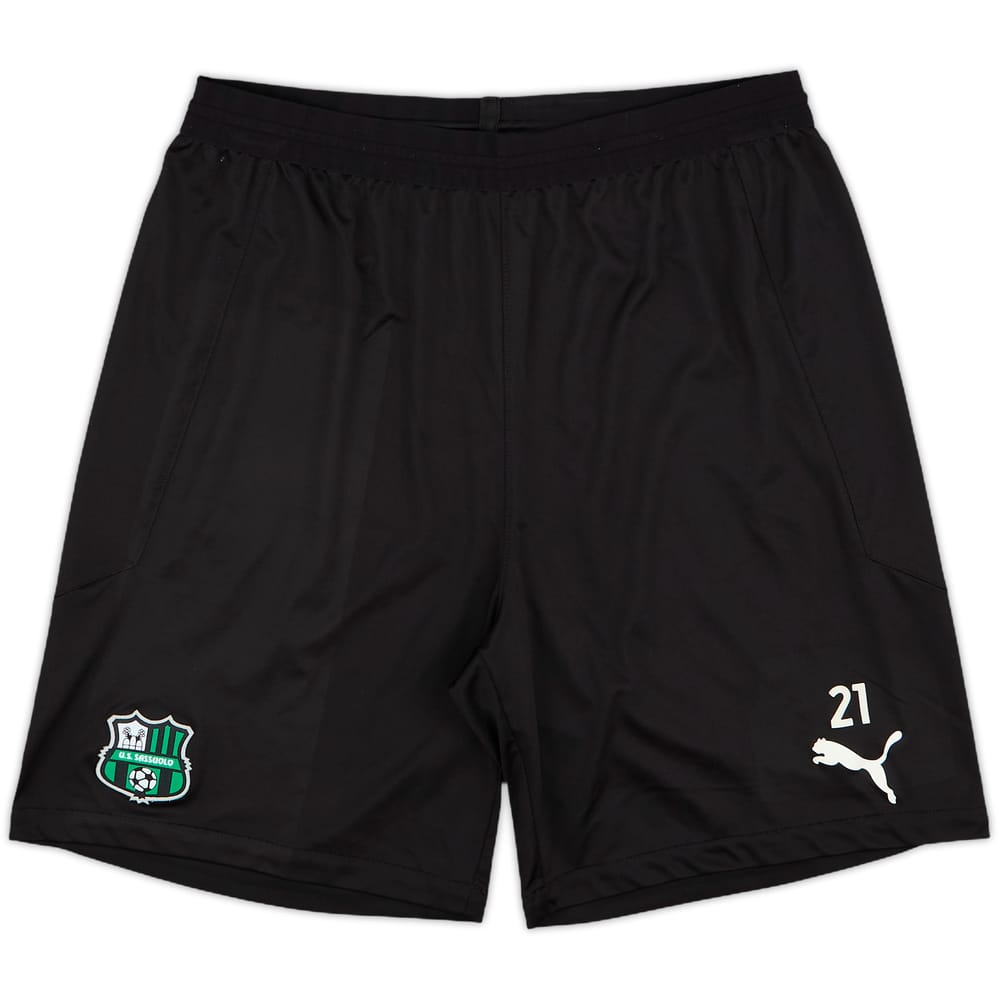 2021-22 Sassuolo Player Issue Puma Training Shorts #21 - 9/10 - (L)