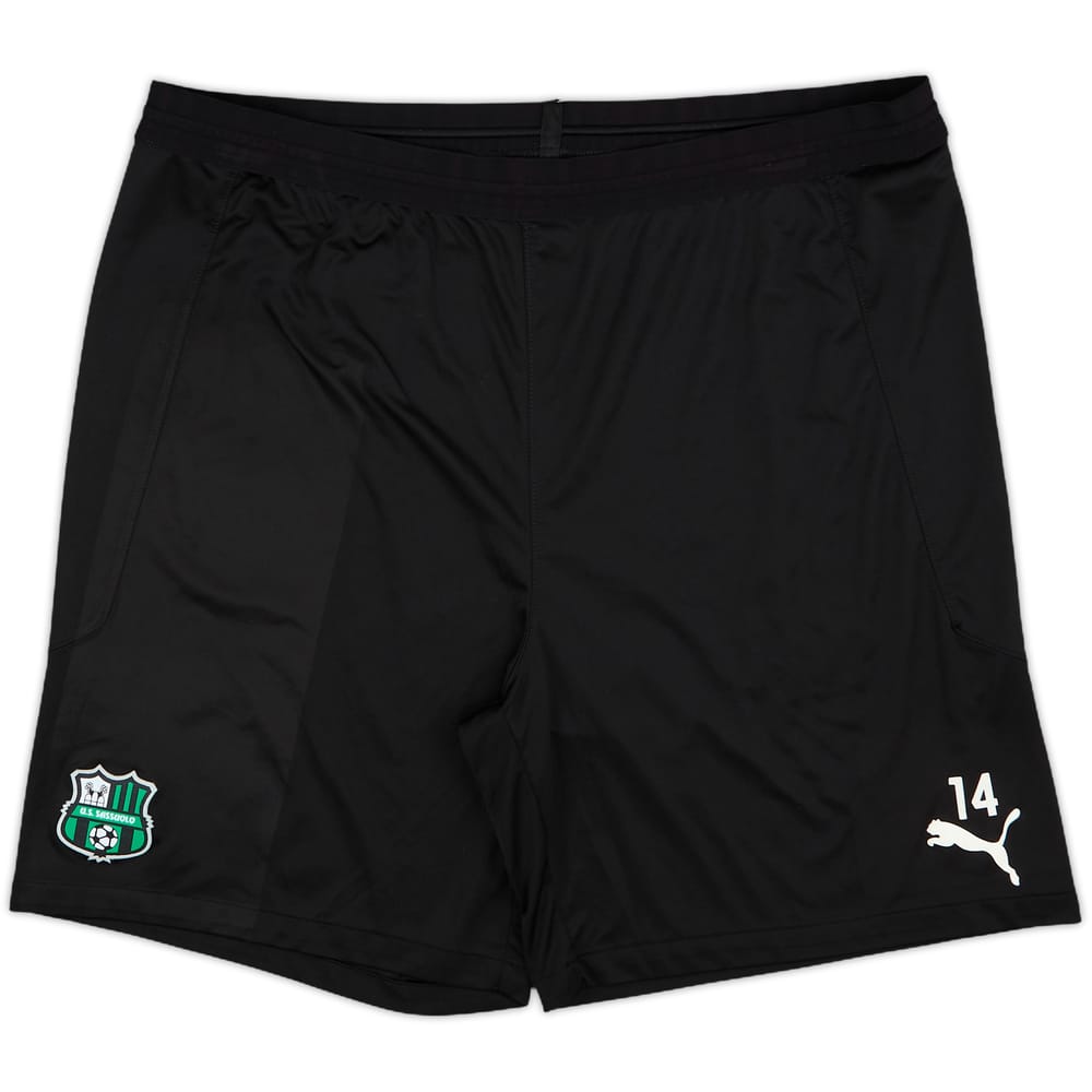 2021-22 Sassuolo Player Issue Puma Training Shorts #14 - 9/10 - (XL)