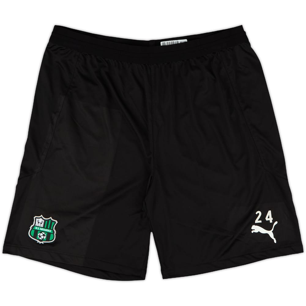2021-22 Sassuolo Puma Player Issue Training Shorts #24 - 9/10 - (L)
