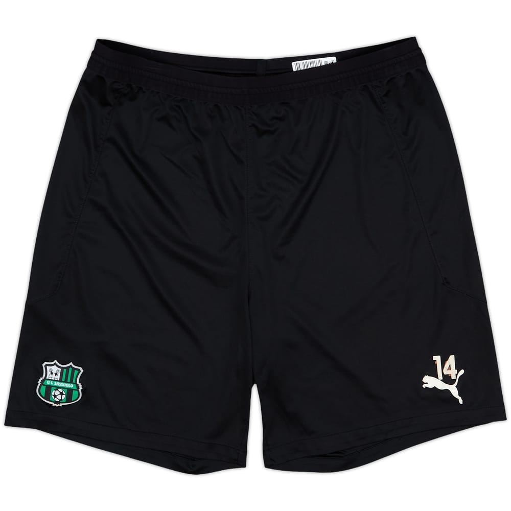 2021-22 Sassuolo Player Issue Puma Training Shorts #14 - 7/10 - (XL)