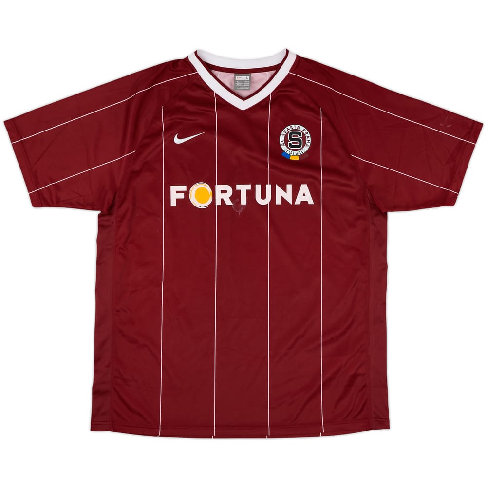 2007-08 Sparta Prague Home Shirt - 4/10 - (L)