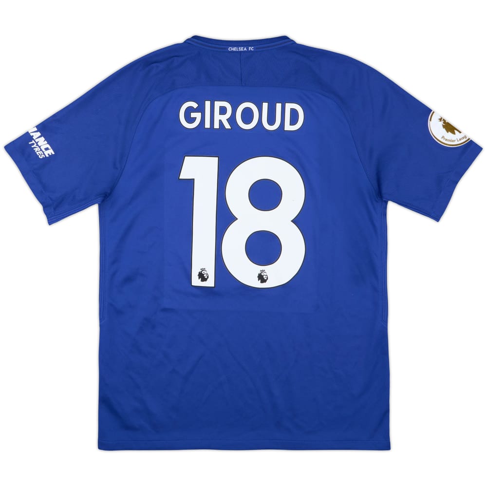 2017-18 Chelsea Home Shirt Giroud #18 - 8/10 - (M)