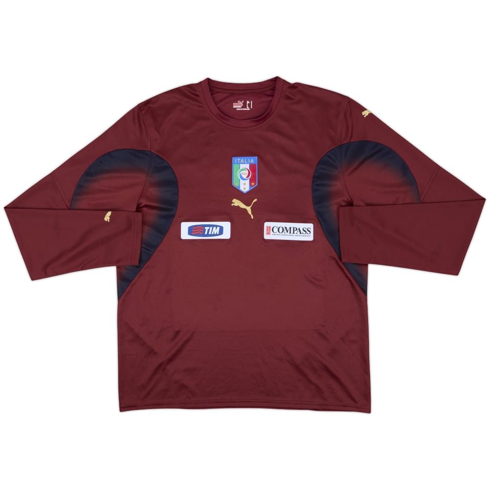 2006-07 Italy Puma Training L/S Shirt - 9/10 - (L)