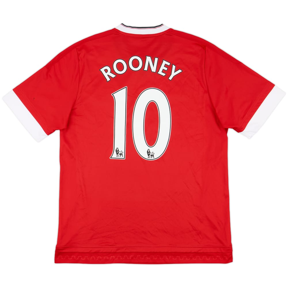 2015-16 Manchester United Home Shirt Rooney #10 - 10/10 - (L)