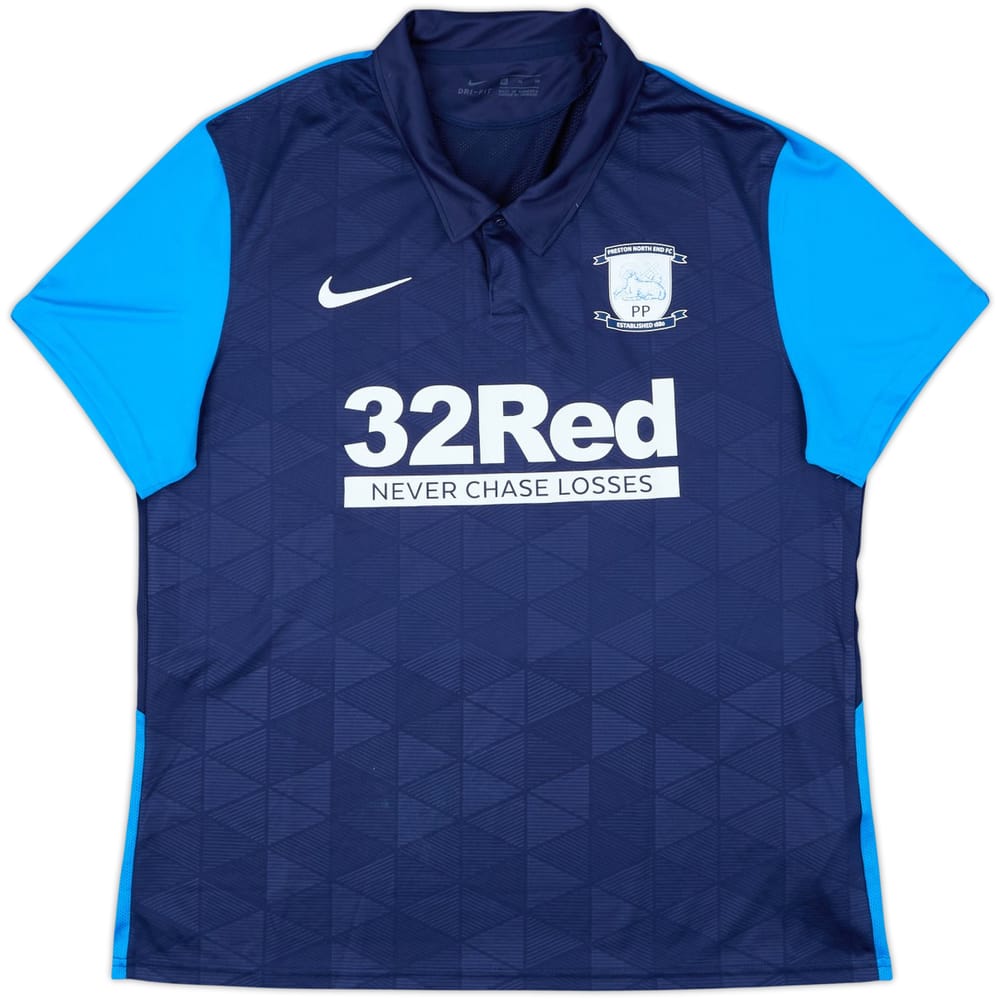 2020-21 Preston North End Away Shirt - 8/10 - (XL)