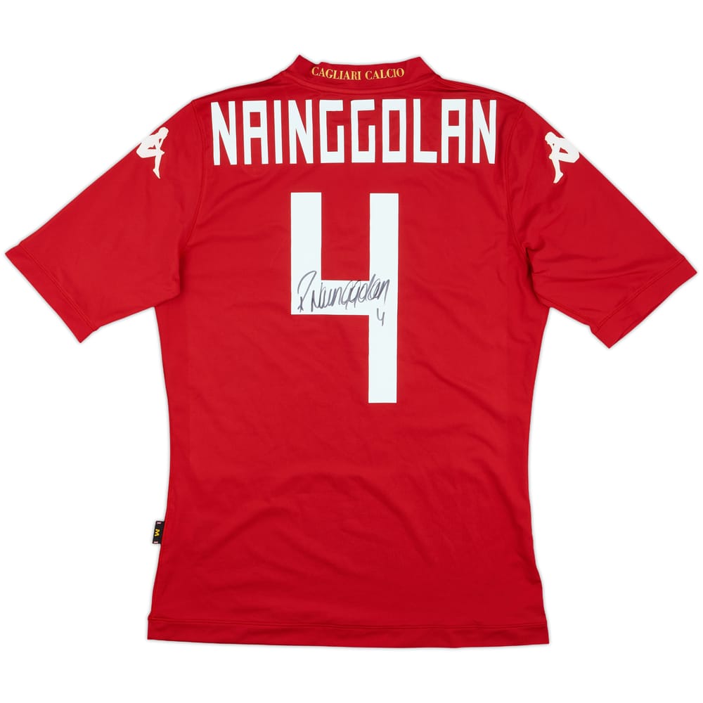 2013-14 Cagliari Signed Third Shirt Nainggolan #4 - 7/10 - (M)