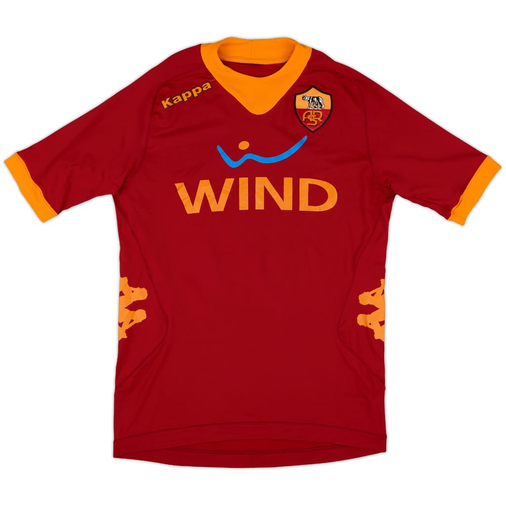 2011-12 Roma Home Shirt #6 - 8/10 - (S)