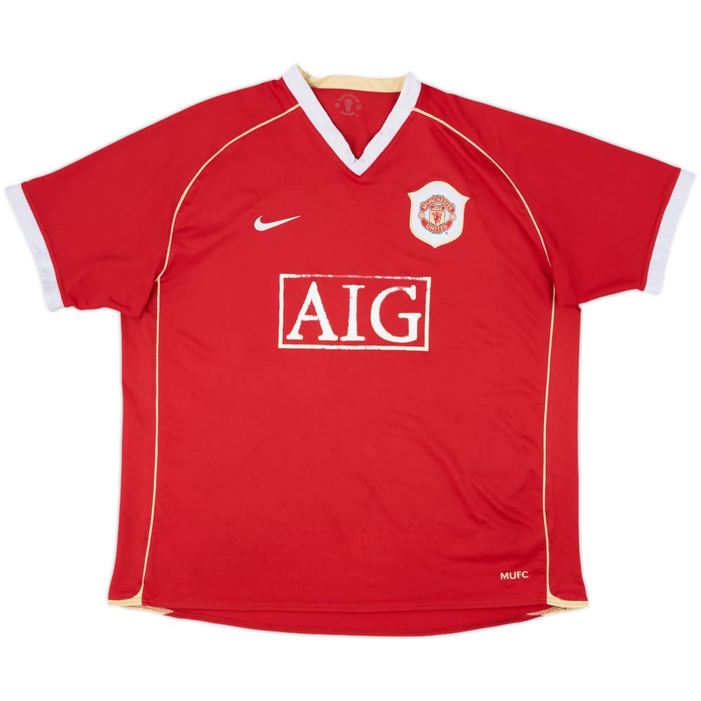 2006-07 Manchester United Home Shirt - 4/10 - (XXL)