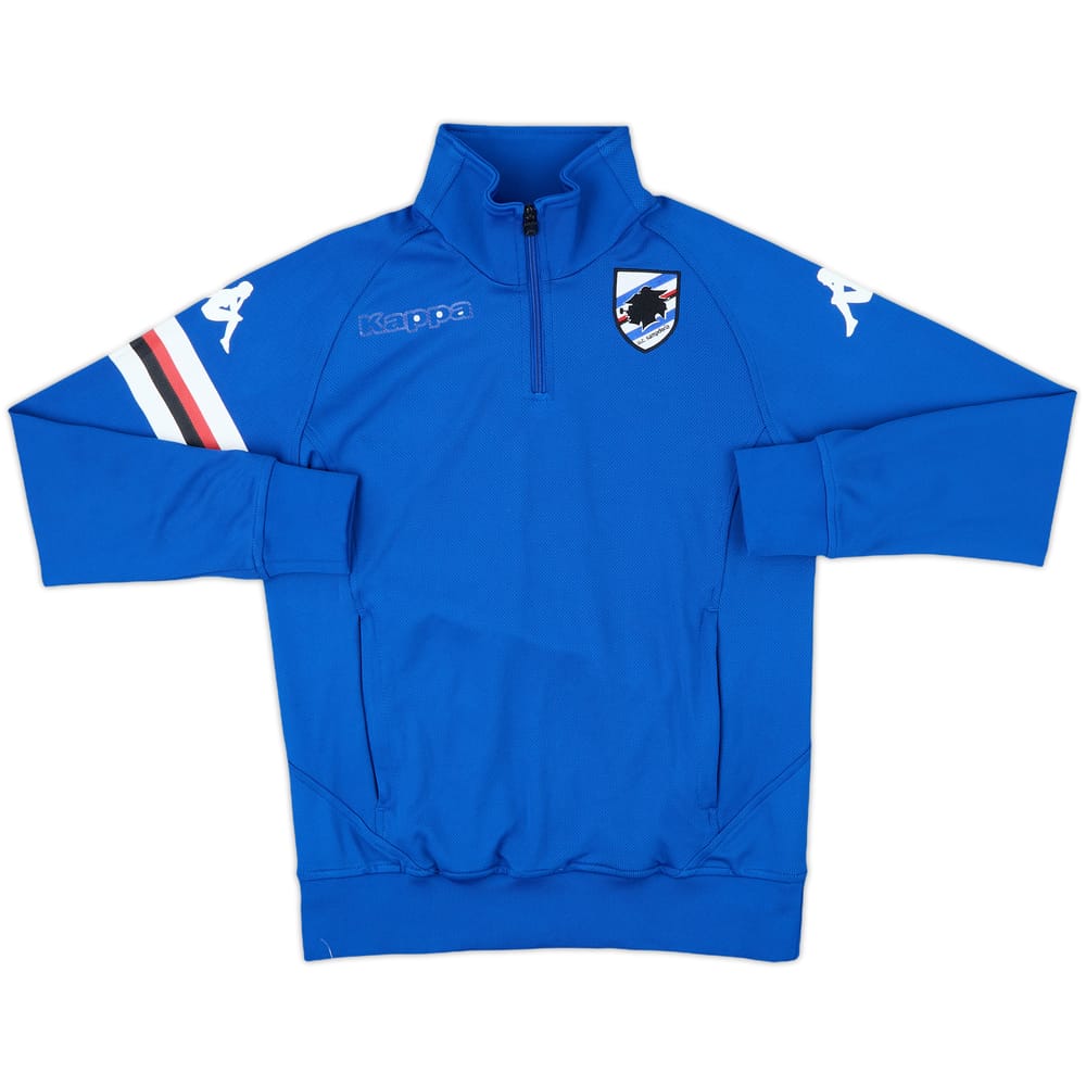 2014-15 Sampdoria Kappa 1/4 Zip Training Top - 5/10 - (XL.Boys)