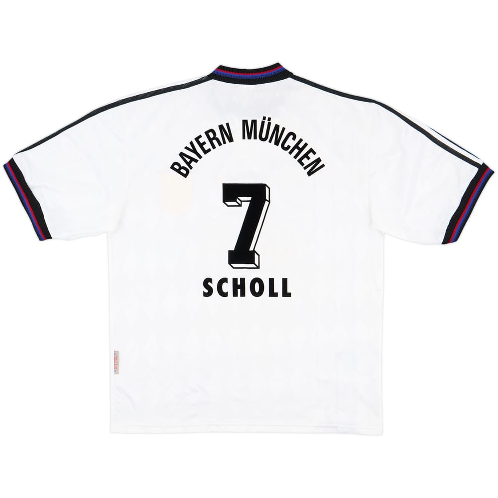 1996-98 Bayern Munich Away Shirt Scholl #7 - 8/10 - (L)