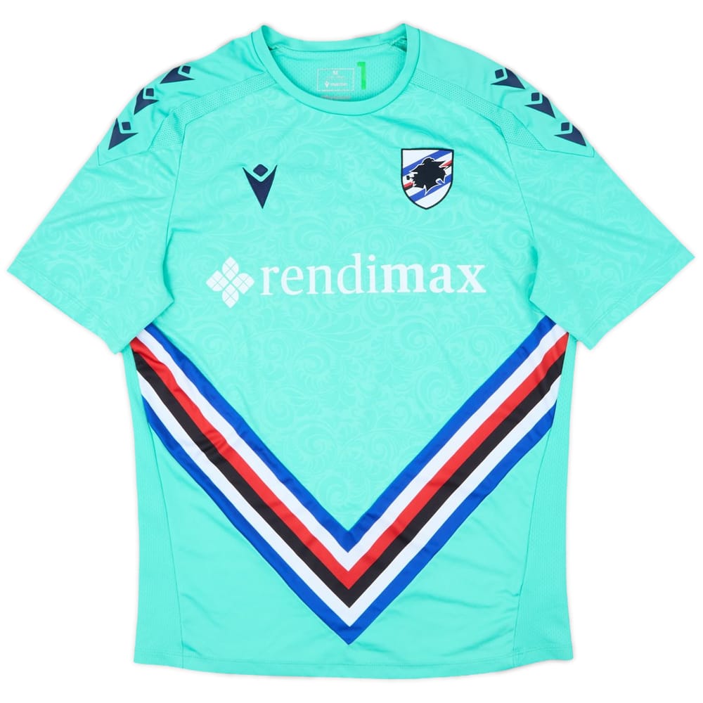 2023-24 Sampdoria Macron Training Shirt - 6/10 - (M)