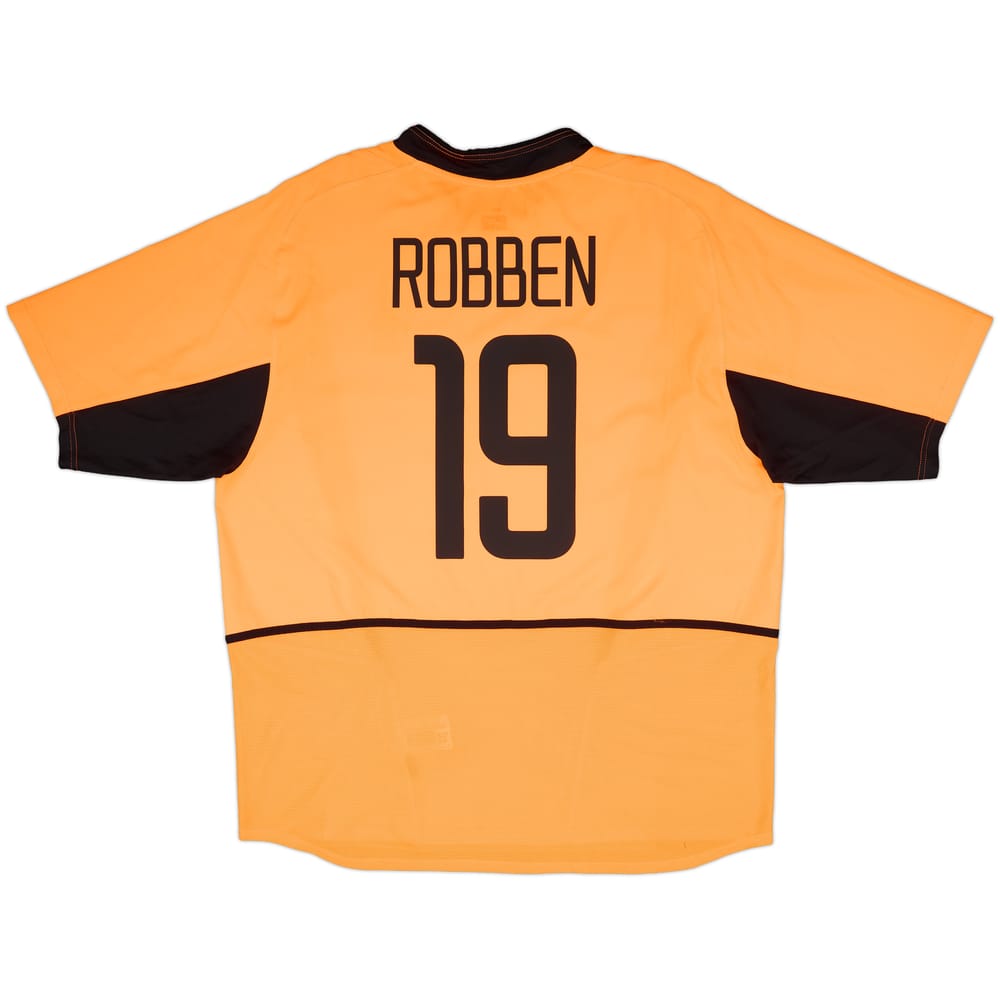 2002-04 Netherlands Home Shirt Robben #19 - 8/10 - (XXL)