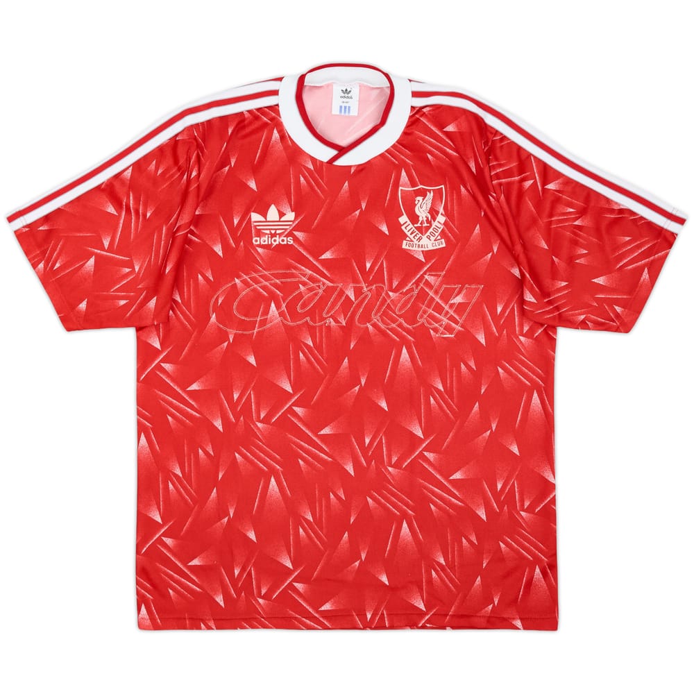 1989-91 Liverpool Home Shirt - 4/10 - (M)