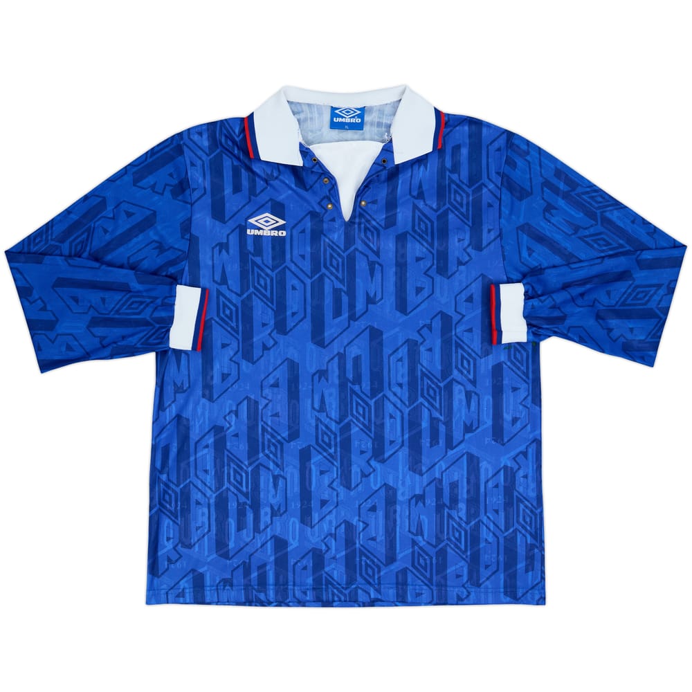 1990s Umbro Template L/S Shirt - 6/10 - (XL)