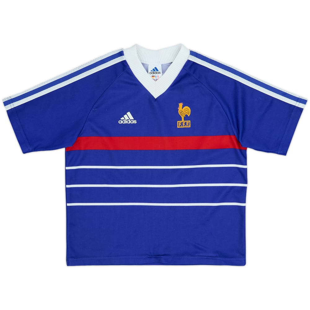 1998-00 France Home Shirt - 6/10 - (S.Boys)