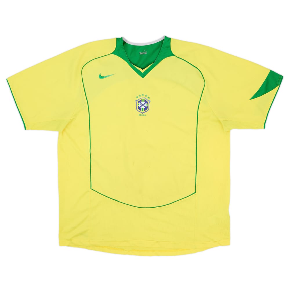 2004-06 Brazil Home Shirt - 5/10 - (XL)
