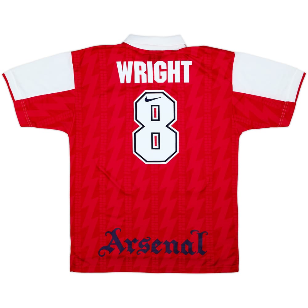 1994-96 Arsenal Home Shirt Wright #8 - 8/10 - (XL)