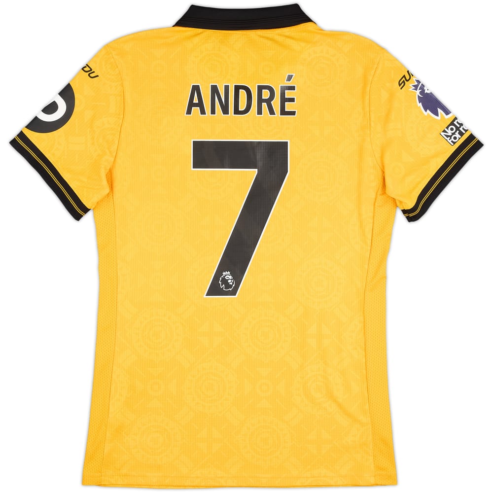 2025-26 Wolves Match Worn Home Shirt Andre #7