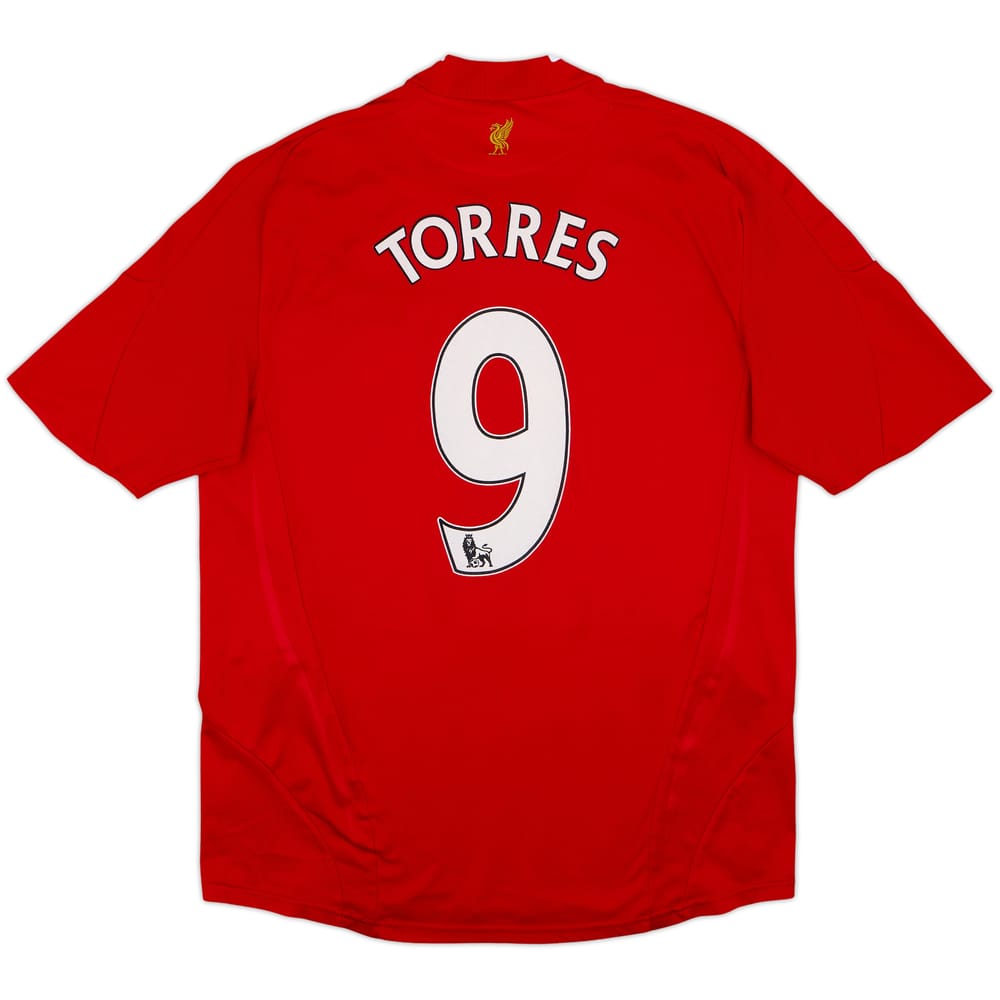 Camiseta de local del Liverpool 2008-10 Torres #9 - 8/10 - (XL)