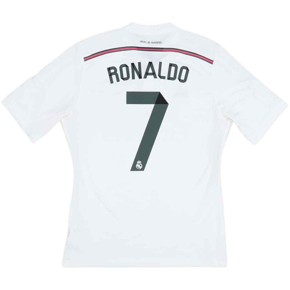 2014-15 Real Madrid Home Shirt Ronaldo #7 - 4/10 - (L)