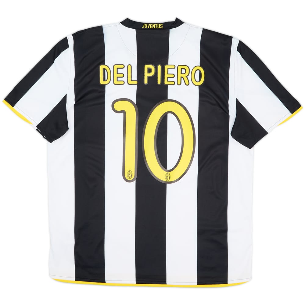 2008-09 Juventus Home Shirt Del Piero #10 - 7/10 - (XL)