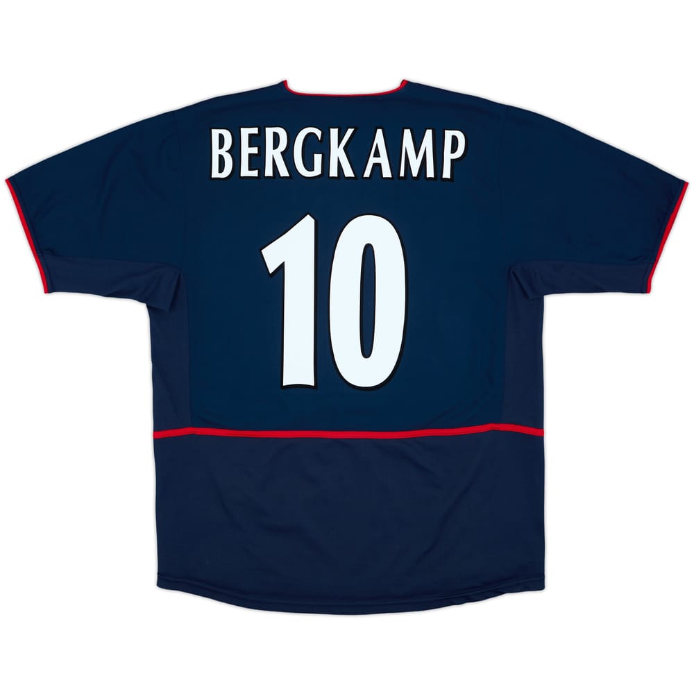 2002-04 Arsenal Away Shirt Bergkamp #10 - 8/10 - (L)