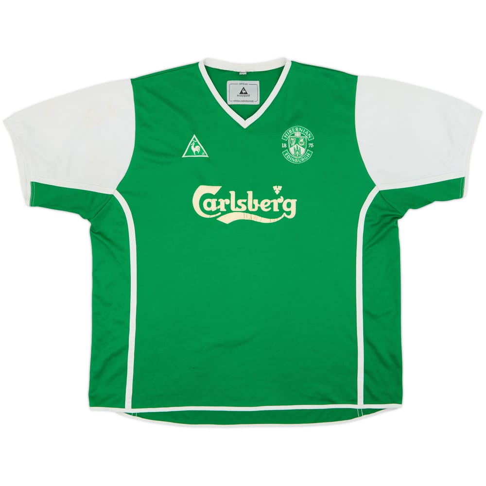 2002-03 Hibernian Home Shirt - 4/10 - (XL)
