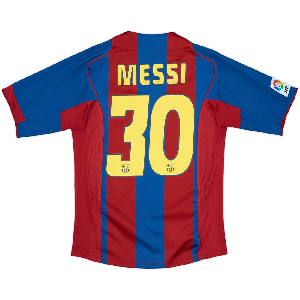2004-05 Barcelona Home Shirt Messi #30 - 8/10 - (S)