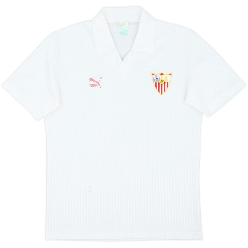 1989-90 Sevilla Home Shirt - 7/10 - (M)