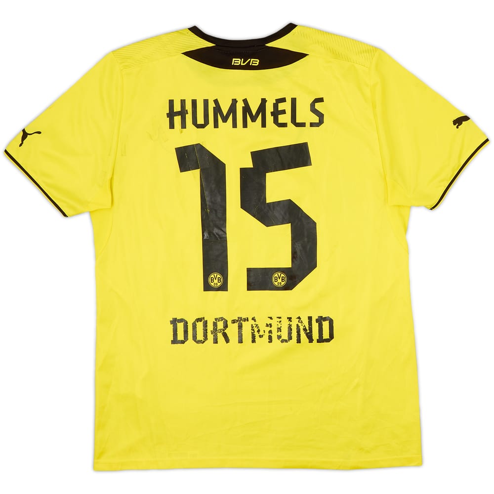 Camiseta de local del Borussia Dortmund 2013-14 Hummels #15 - 4/10 - (L)