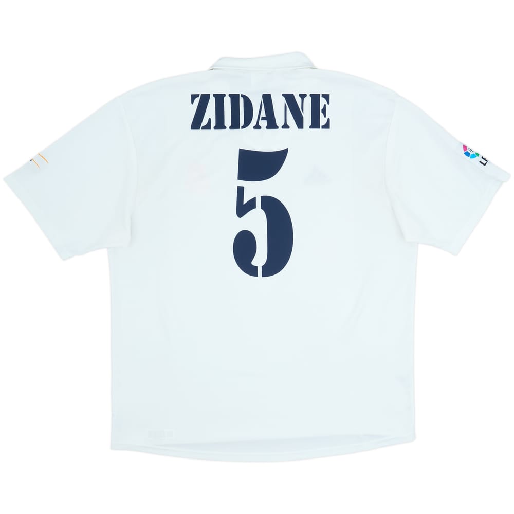 2001 Real Madrid Home Shirt Zidane #5 - 5/10 - (XL)