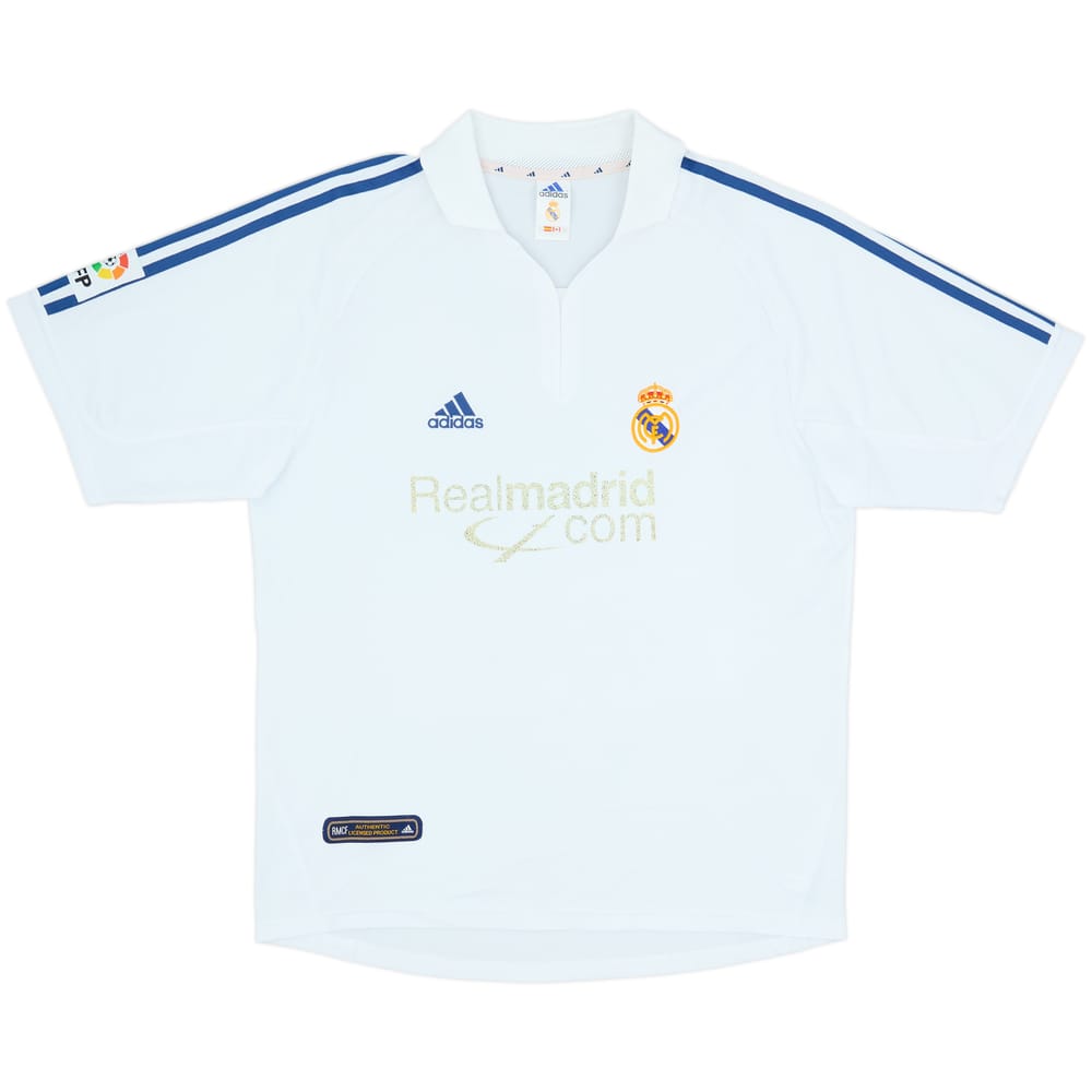 2001 Real Madrid Home Shirt - 4/10 - (L)