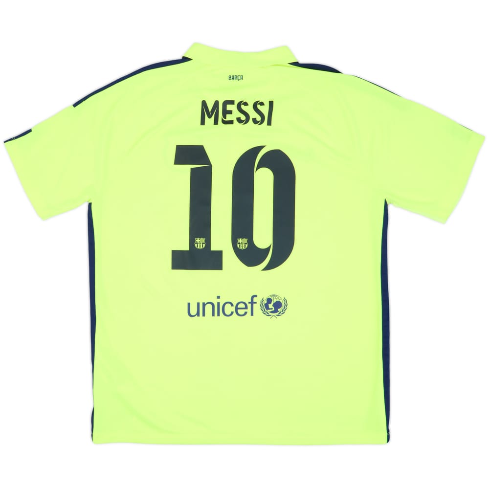 2014-15 Barcelona Third Shirt Messi #10 - 8/10 - (XL)