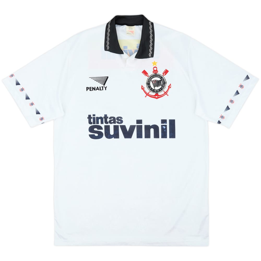 1995 Corinthians Home Shirt - 5/10 - (L)