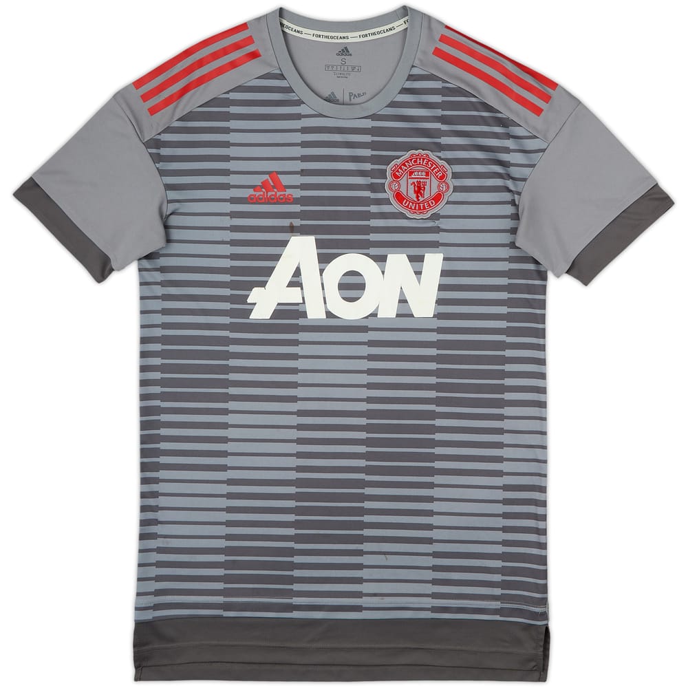 2017-18 Manchester United adidas Training Shirt - 5/10 - (S)