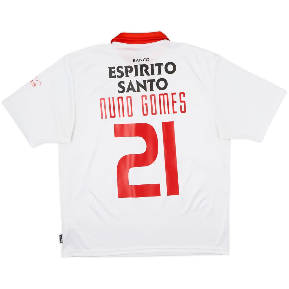 2003-04 Benfica Away Shirt Nuno Gomes #21 - 8/10 - (L)